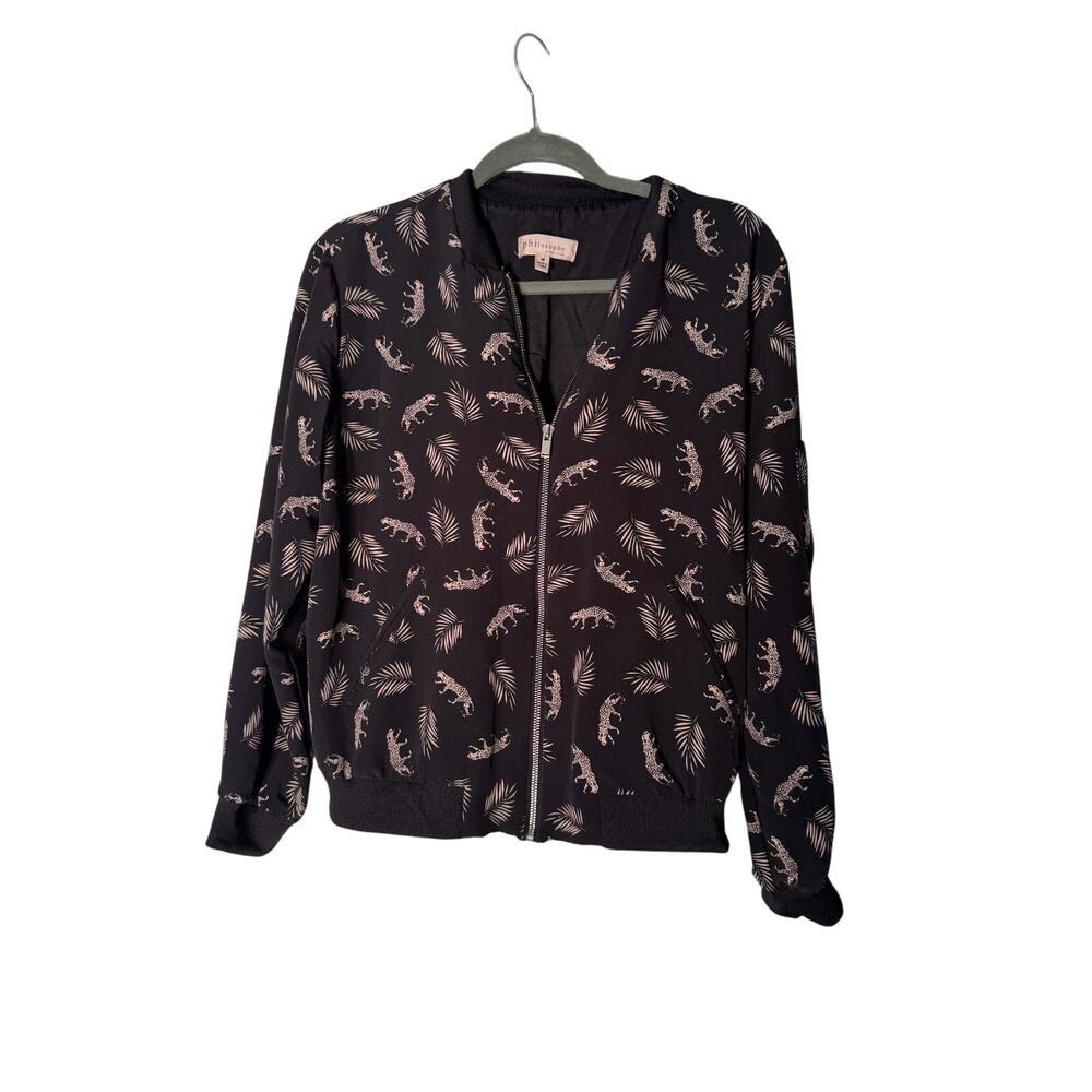 philosophy Women's Size M Safari Black Jacket